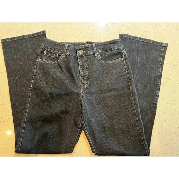 Nine West women’s denim size 12 dark blue boot cut - Picture 1 of 6